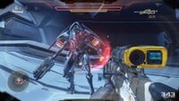 First-person view of Nornfang on The Breaking.