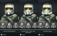 Comparisons between the Mark IV EOD and Mark V EOD helmets.