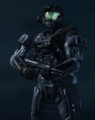 Mark V Operator armor in Halo: Reach Armory.