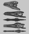 Model sheet reference for the beam rifle in Halo 4.
