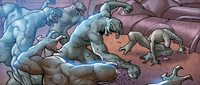 A young Thon protects and defends his weaker brother, Reff.