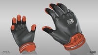 Concept art of the GuardGrip gloves.