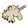 Icon for the Unicorn of Earth emblem.