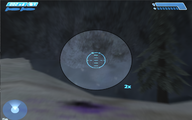 Zooming in with the Rocket Launcher in Halo: CE.