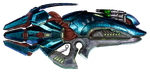UI asset from Halo: Campaign Evolved of a fuel rod gun weapon skin.