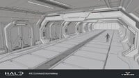 Concept art for hallways.