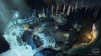 Concept art of the ONI excavation site