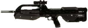 A cropped screenshot of a weapon in Halo 2: Anniversary multiplayer. Original screenshot by User:JackVibe.