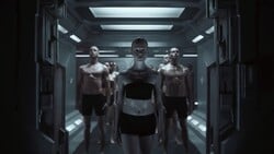 Linda-058 being called forward to begin her augmentations.