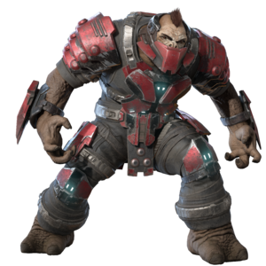 A render of a Jiralhanae Berserker. Included as part of the magazine kit linked to in this tweet.