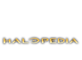 The Halopedia logo is overlayed over the logo backgrounds.