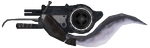 An in-game profile view of the Brute Shot from Halo 2.