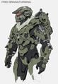 Concept art of Fred for Halo 5: Guardians.