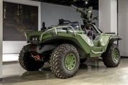 A 2557-model M12B Warthog created by Aria Group for the Petersen Automatic Museum's science fiction vehicles exhibit.