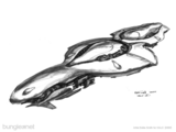 Concept art of the cruiser's front.