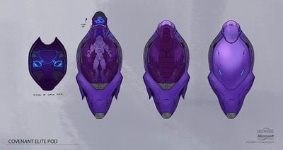 Covenant drop pod - Vehicle - Halopedia, the Halo wiki