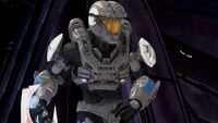 A closeup of the Air Assault upper body armor in Halo 3.