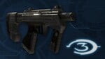 A render of the M7/Caseless SMG in Halo 3.