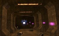 An Aggressor Sentinel firing kemuksuru during the Battle of Installation 05 in Halo 2.