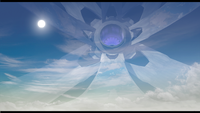 Concept art of the Ark in the sky.