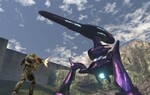 An in-game look at the Mantis before its redesign. Notice the purple color.
