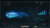 Animated gif of Sabre schematics from the level Anchor 9.