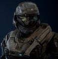 A Mark V ODST helmet in Halo: The Master Chief Collection.