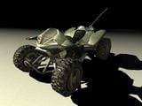 Front render of the Halo 2 Mongoose.
