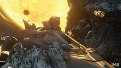 Screenshot of Tyrant, a map introduced in the Ghosts of Meridian update.