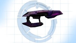 A render of the Wukrshuz-pattern particle rifle.