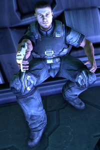 A screenshot of the Paranoid Marine on the level 343 Guilty Spark.