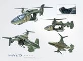 Concept art for the Halo 4 iteration of the Falcon.[2]