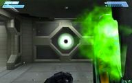 First-person view of an Eos'Mak-pattern plasma pistol overheating.