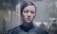 Palmer in her MJOLNIR undersuit.