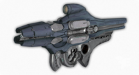 A render of the Plasma Launcher.