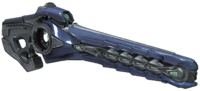 Angled view of the focus rifle in Halo: Reach.
