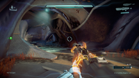 A Scattershot engaged in smart scope in Halo 5: Guardians.