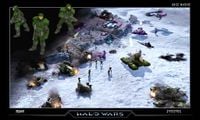 UNSC Marines engaging Covenant troops in Halo Wars.