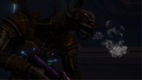 A Heretic Sangheili in Halo 2: Anniversary.