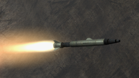 The M4510 65mm ASGM-2 mid-flight in Halo: Reach.