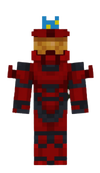 Crop of the Party Red Spartan from the 2nd Birthday Skin Pack.