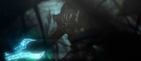 Thel as Arbiter in the Halo 2: Anniversary Terminals.