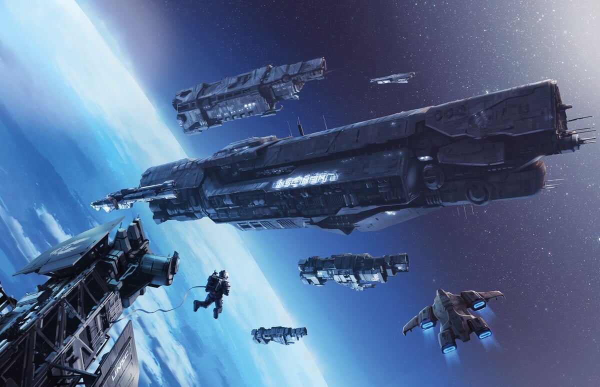 Realistic unsc space warships