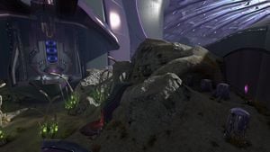 The tenth Terminal in Halo 2: Anniversary campaign level Gravemind.