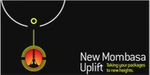 An ad for New Mombasa Uplift, with the Orbital Elevator in its logo.