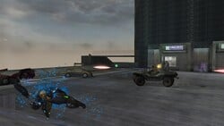 A screenshot of the Arcology level.