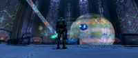 Holograms in Installation 04's control room in Halo: Combat Evolved Anniversary.