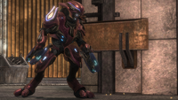 Full view of the Zealot harness in Halo: Reach.