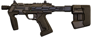 A cropped screenshot of a weapon in Halo 2: Anniversary's campaign. Original image by User:JackVibe.