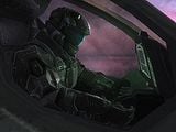 A close-up of Buck's appearance in Halo: Reach.